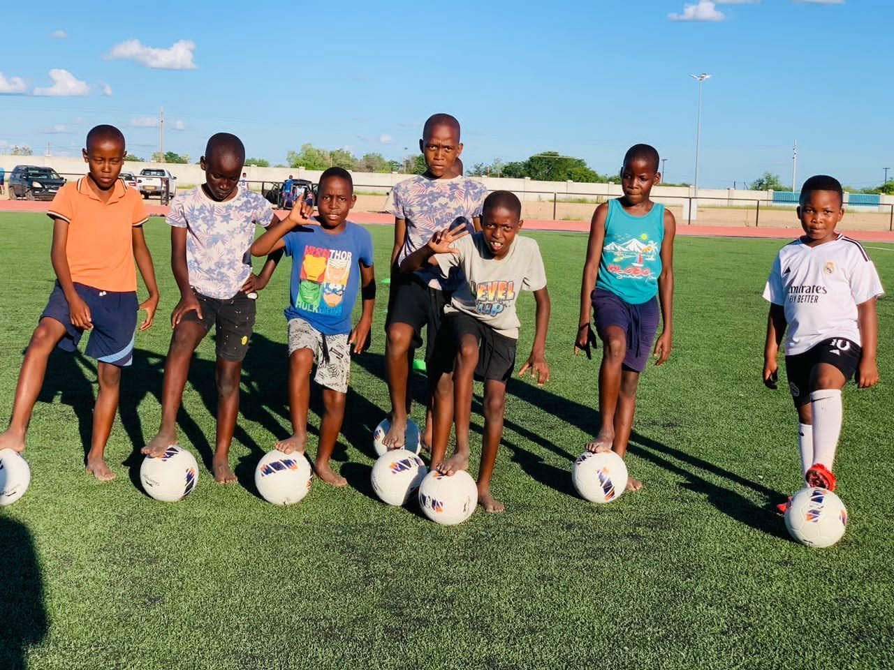 Soccer coaching for children at Active Kids Academy