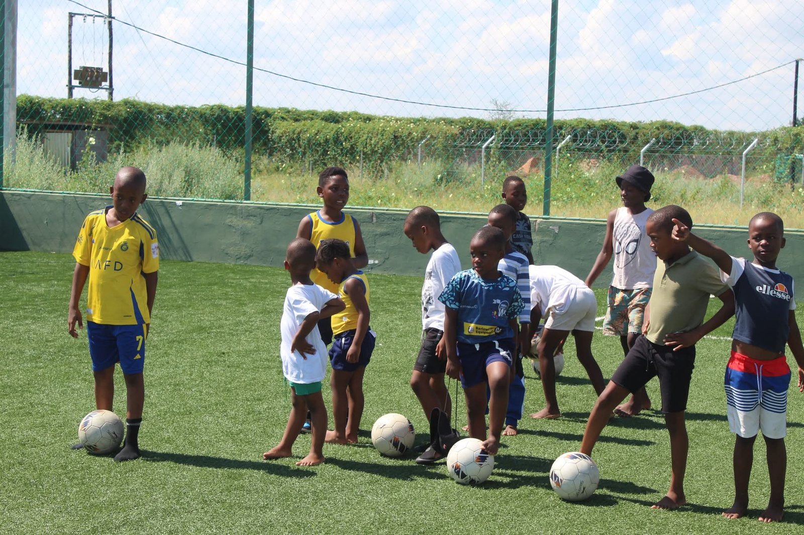 Football coaching for children at Active Kids Academy